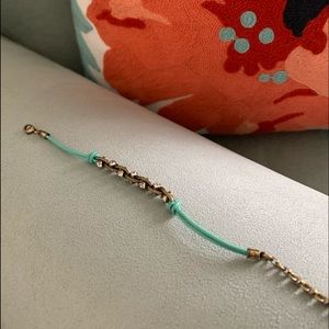 Chloe + Isabel Leather + Crystal Chain Bracelet